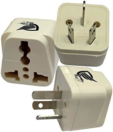 Vadda Bai 3 Pack Type I Adapter for Australia – Universal Travel Plug ...