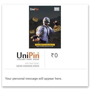 UNIPIN - BGMI |Flat 5% off | E-Gift Card | Instant Delivery | : Amazon ...
