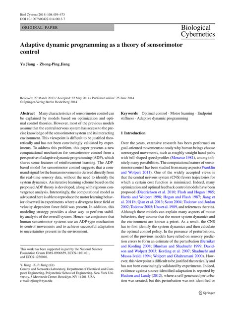 Image result for Adaptive Dynamic Programming