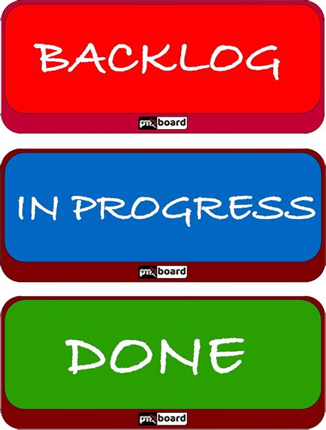 Buy Column Headline Magnetic Cards for Kanban Board, Scrum Board and ...