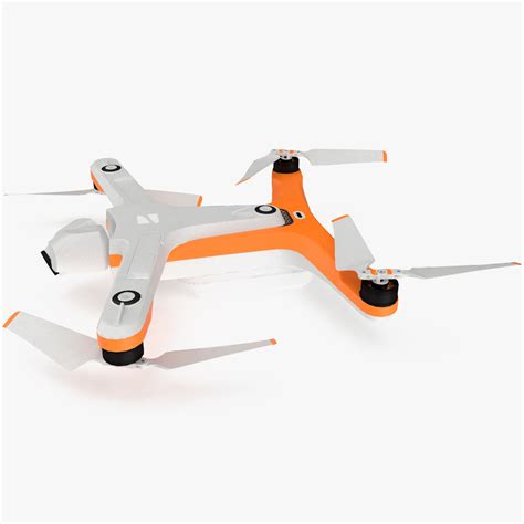 3D Advanced Drone White Off State Rigged for Maya | 3D Molier International