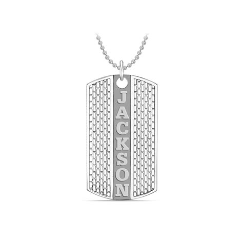 LeCalla - Buy Personalised 925 Sterling Silver Embossed Name Tread ...