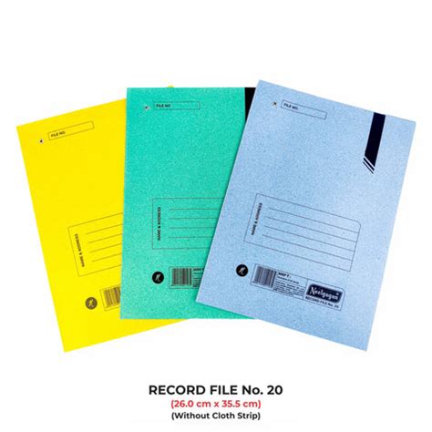 Record file ( Tag File ) - Thin (Plain & Binding Cloth Strip) – Neelgagan