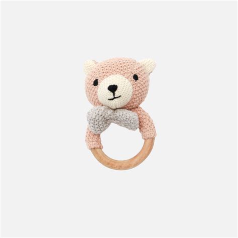 TOTO-The Knitted Cotton Rattle – Bambini