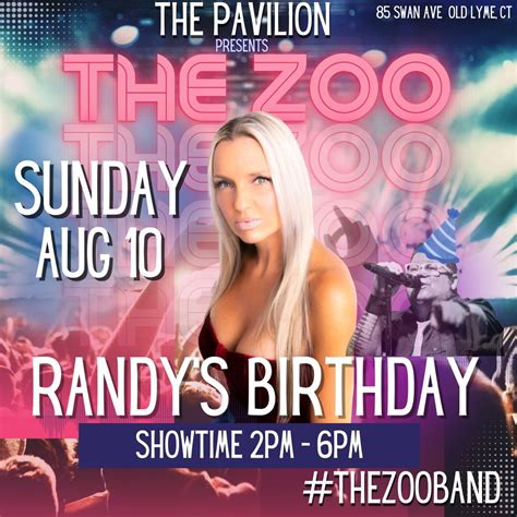 Randy’s Big Birthday Bash @ The Pavilion!, The Pavilion Old Lyme Beach ...