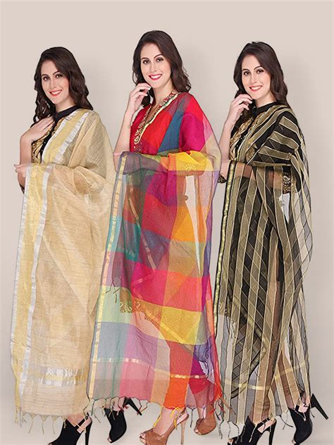 Fancy Dupatta Combo Offer( 3 Dupattas) Dupatta Bazaar