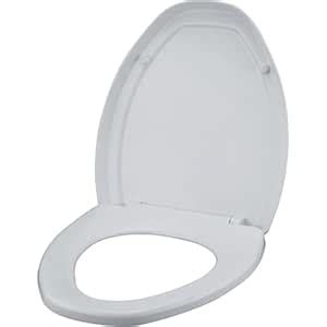 Beyond Bath Cascade Paryware Type Toilet Seat Cover, White, Soft-Close ...