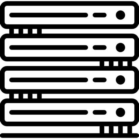 Data center - Free multimedia icons