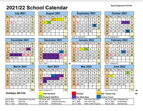 Mecklenburg County School Calendar 2022 2024 - Schoolcalendars.net