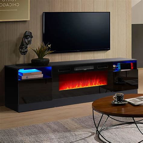 Amazon.com: oneinmil Fireplace TV Stand with 36" Electric Fireplace ...