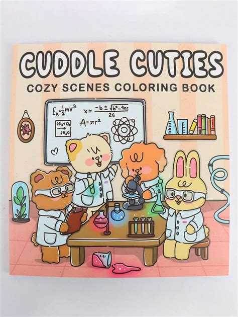 Cuddle Cuties: Coloring Book For Adults And Teens Featuring Animal ...