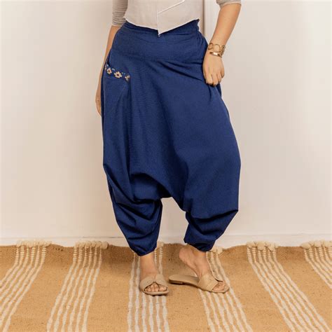 Women's Aladdin Harem Pants | Dark Blue | Womens Pants by Hope - House ...
