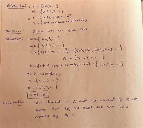 5. State which of the given sets 1 pointare equal sets ? N = {1,2,3 ...