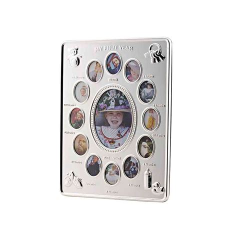 Frazer & Haws 92.5 Silver Plated Photo Frame - My First Year – Buy Now ...