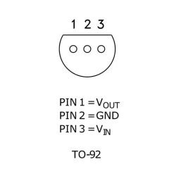 L78L33 TO-92 Voltage Regulator Motorobit - Motorobit.com
