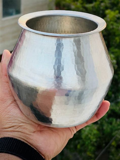 Eeya Chombu (Tin Vessel) ~ Chombu Shape - M – Soapstonecookware-Kalchatti