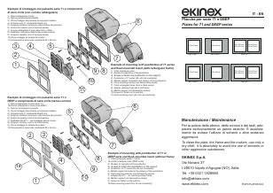 Square plate | KNX Plates | Ekinex