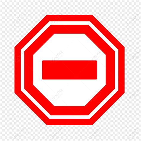 Red Ring-shaped Octagonal Traffic Stop Sign,eight Sided Shape,traffic Signs PNG Image And ...