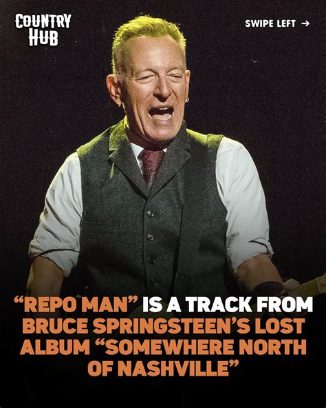 Country Hub | Bruce Springsteen released a new song called “Repo Man” ‼ ...