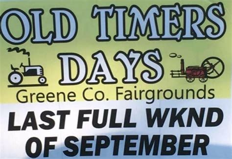 Old Timers Days , Greene County Fairgrounds & Expo Center, Xenia, 26 ...