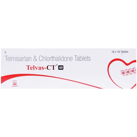 Telvas-CT 40 Tablet | Uses, Side Effects, Price | Apollo Pharmacy