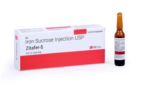 IRON SUCROSE 100 MG AND 5 ML INJECTION — SURYA MEDS