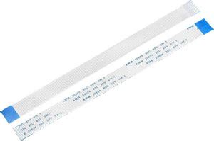 SHIVLAHERI 10 Pin 1m Pitch 200mm Long FFC Cable AWM20624 80C 60V ...