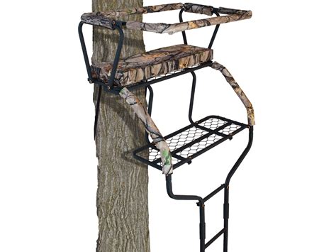 Muddy Outdoors The Commander 18' Double Ladder Treestand Steel Black