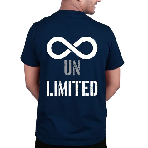 Unlimited Graphic Print T-Shirt – Unisex Streetwear with Back Design ...
