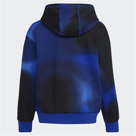 adidas Optimist Allover Print Pullover Hoodie - Blue | Kids' Training ...