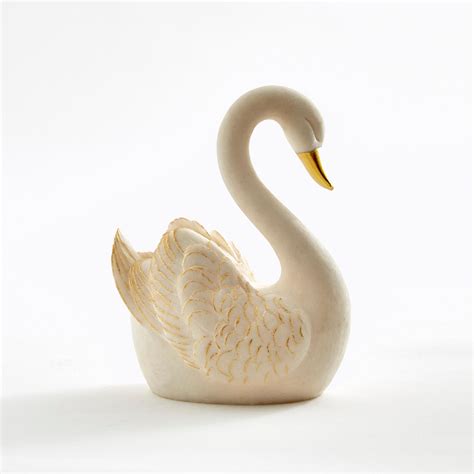 Buy Magnus Set of 2 Polyresin Swan Figurines from Home Centre at just ...