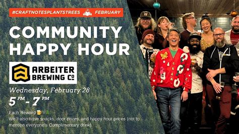 MN Craft Notes Community Happy Hour: February, Arbeiter Brewing Company ...