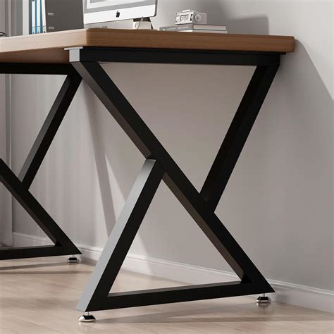 DR.IRON Metal Desk Legs 28”H x 17.7”W Heavy Duty Square Metal Table ...