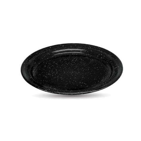 Plato base 30 cm - Peltre color negro - Santa Anita ® El Encanto