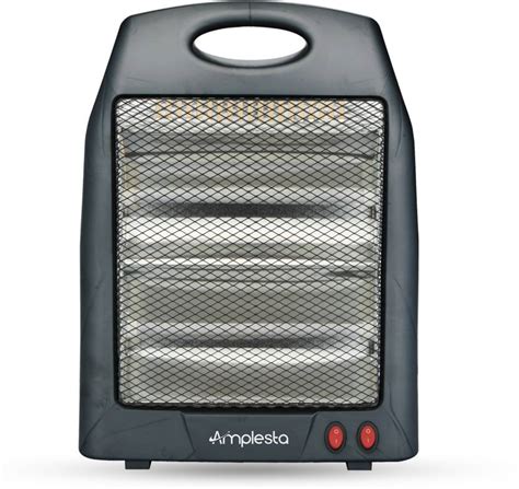 Amplesta Room Heater 2 rods 800W with Tip-Over Protection, ISI Approved ...