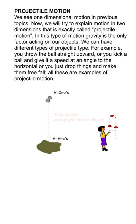 Image result for Projectile Motion Examples