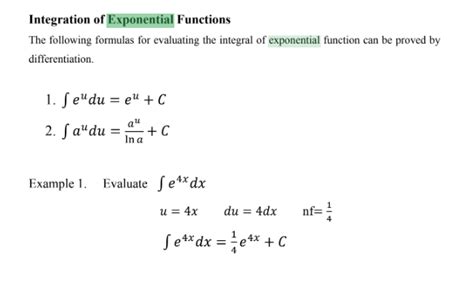 Integration of Exponential Functions with Python 的图像结果