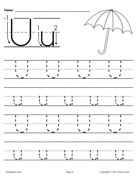 Tracing Letters U 的图像结果