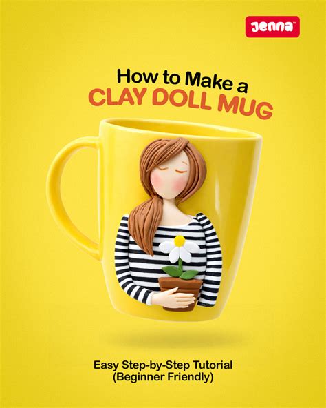 🌼 How to Make a Cute Clay Doll Mug – Step-by-Step Guide for Beginners ...
