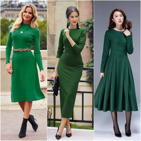 Choosing the right color shoes to wear with a green formal dress ...