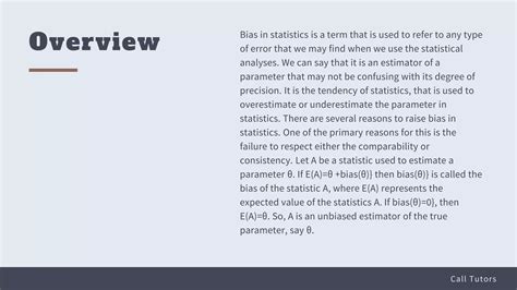 What is bias in statistics its definition and types | PPTX