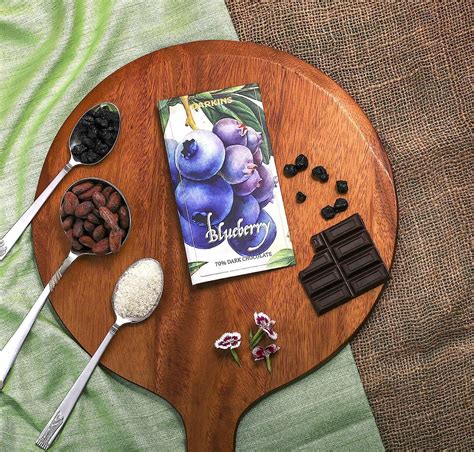 Darkins 70% Dark Chocolate with Blueberries – Purple Bird | Luxury ...