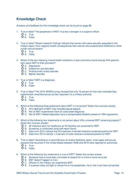 Fillable Online DMA Military Sexual Trauma and the Disability ...