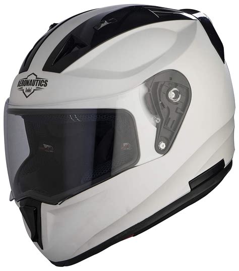 Steelbird SA-1 Aeronautics Full Face Helmet with Smoke Visor (Glossy ...