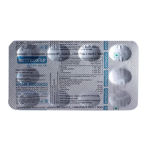 Butyron LF Tablet | Uses, Side Effects, Price | Apollo Pharmacy
