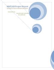 Image result for MATLAB Report Examples