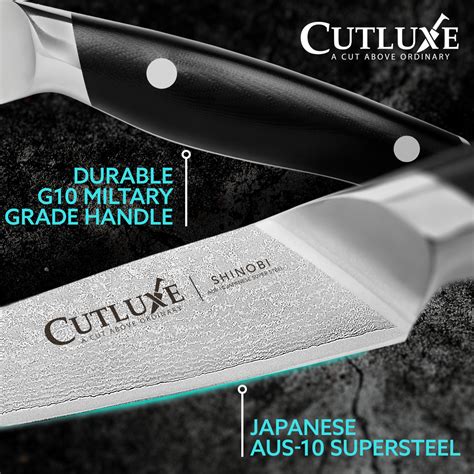 Snapklik.com : Shinobi Paring & Peeling Knife, Damascus Kitchen Knife 4 ...