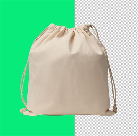 A brown bag with a green background and a green background | Premium PSD