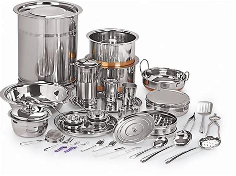 Neelam Stainless Steel Dinner Set, Durable Quality, 101 Pieces Set ...