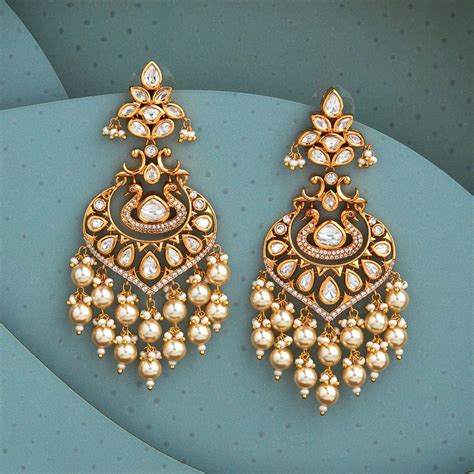 Exquisite Kundan Earrings Design | Kundan Earrings Collection
